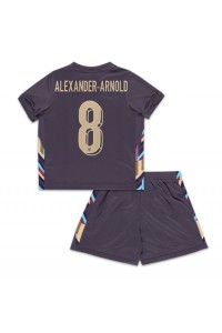 Engeland Alexander-Arnold #8 Babytruitje Uit tenue Kind EK 2024 Korte Mouw (+ Korte broeken)